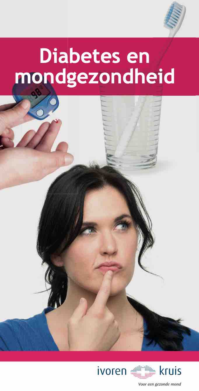 Informatiefolder Ivoren Kruis Diabetis en mondgezondheid