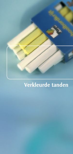 Informatiefolder Ivoren Kruis Verkleurde tanden